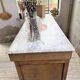 Oak and marble counter 1950