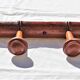 Coat rack 4 old wooden hooks bamboo style around 1900/1930