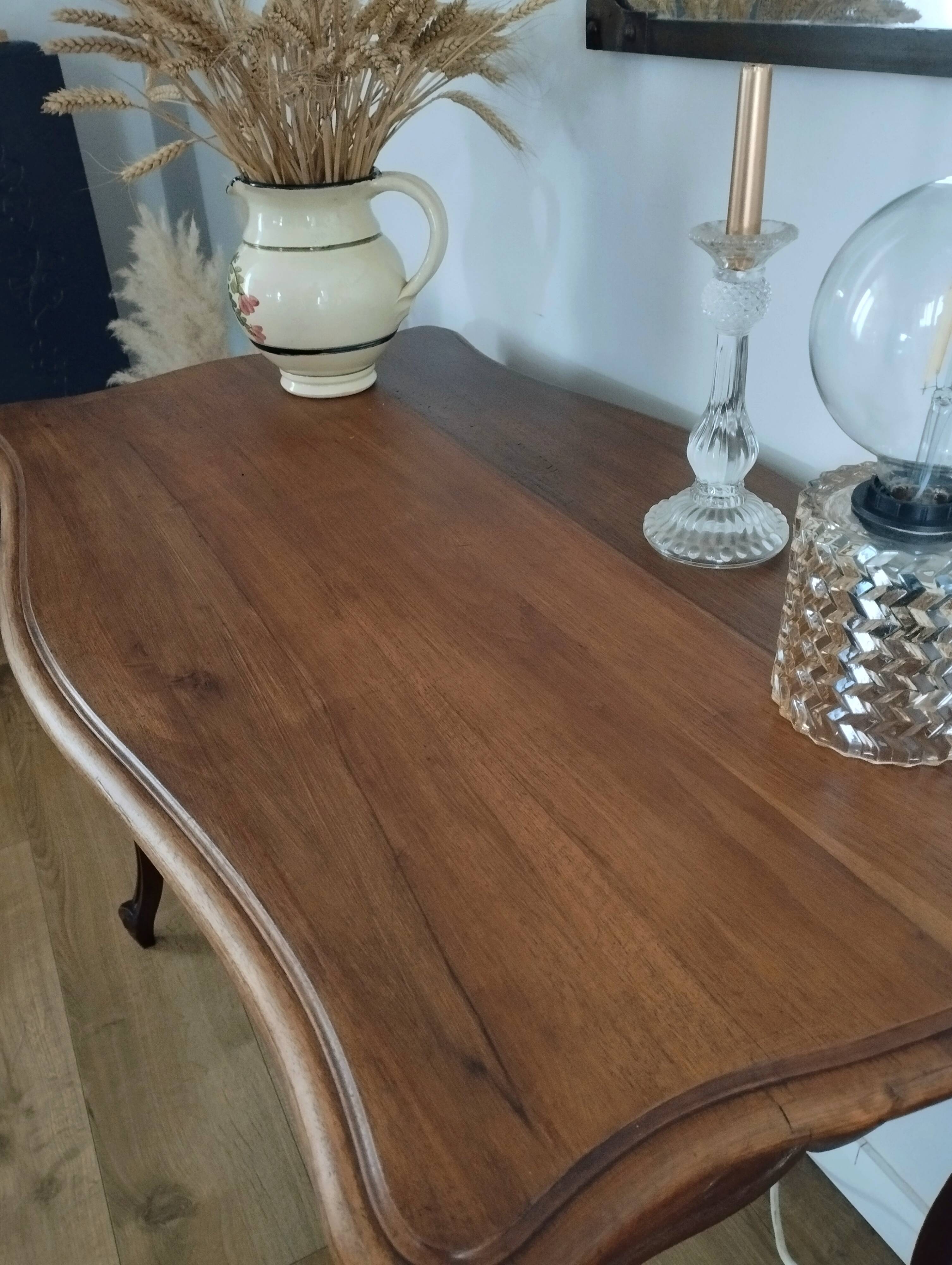 Secretary table, Louis XV style side table.