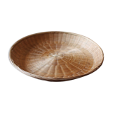 Round basketry top vintage wicker