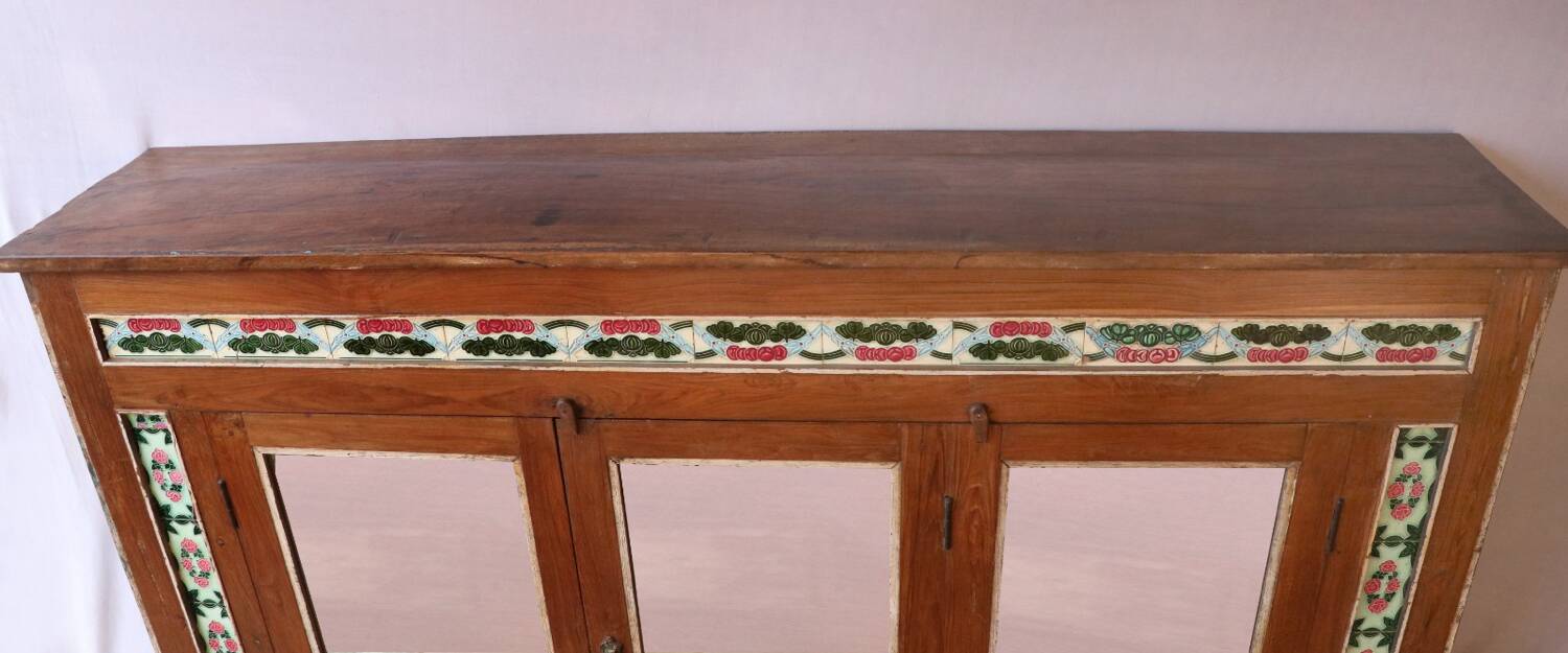 Antique colonial sideboard in Burmese teak