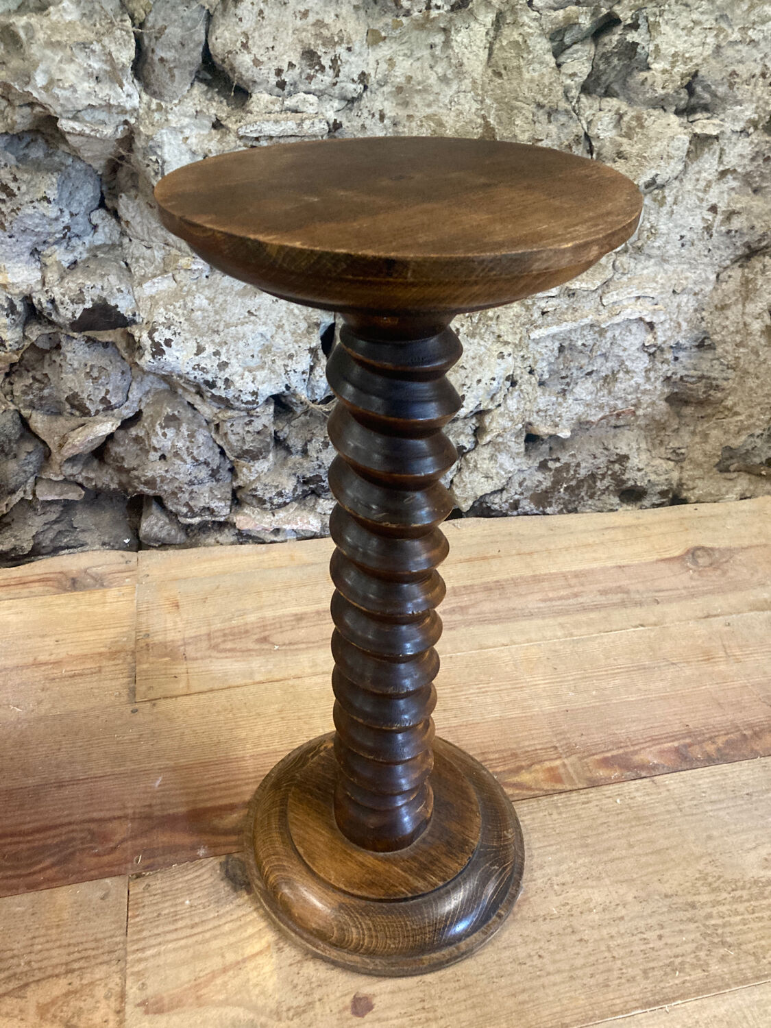 Twisted wooden column