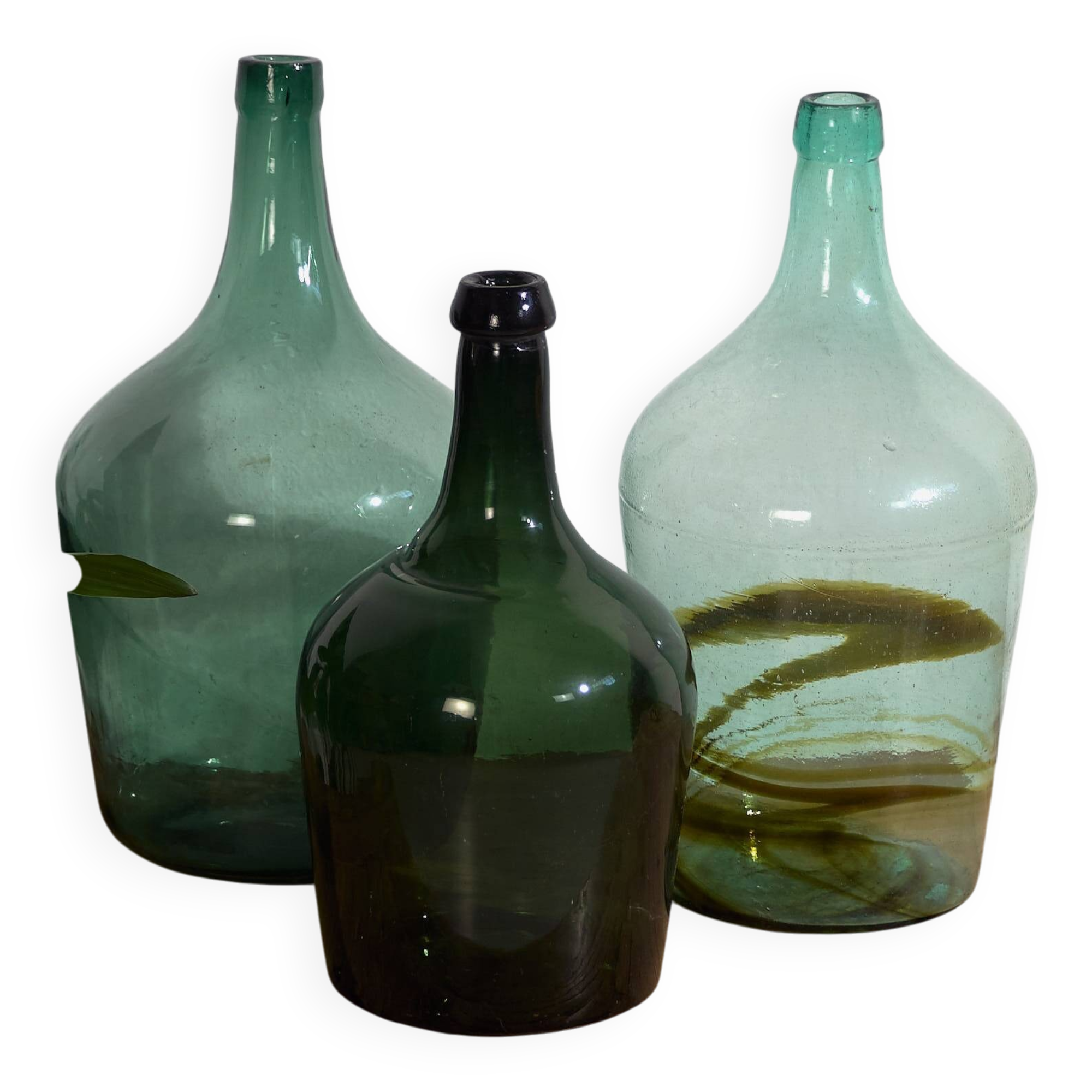 Set of antique cans (circa 1920). 3-piece set #10