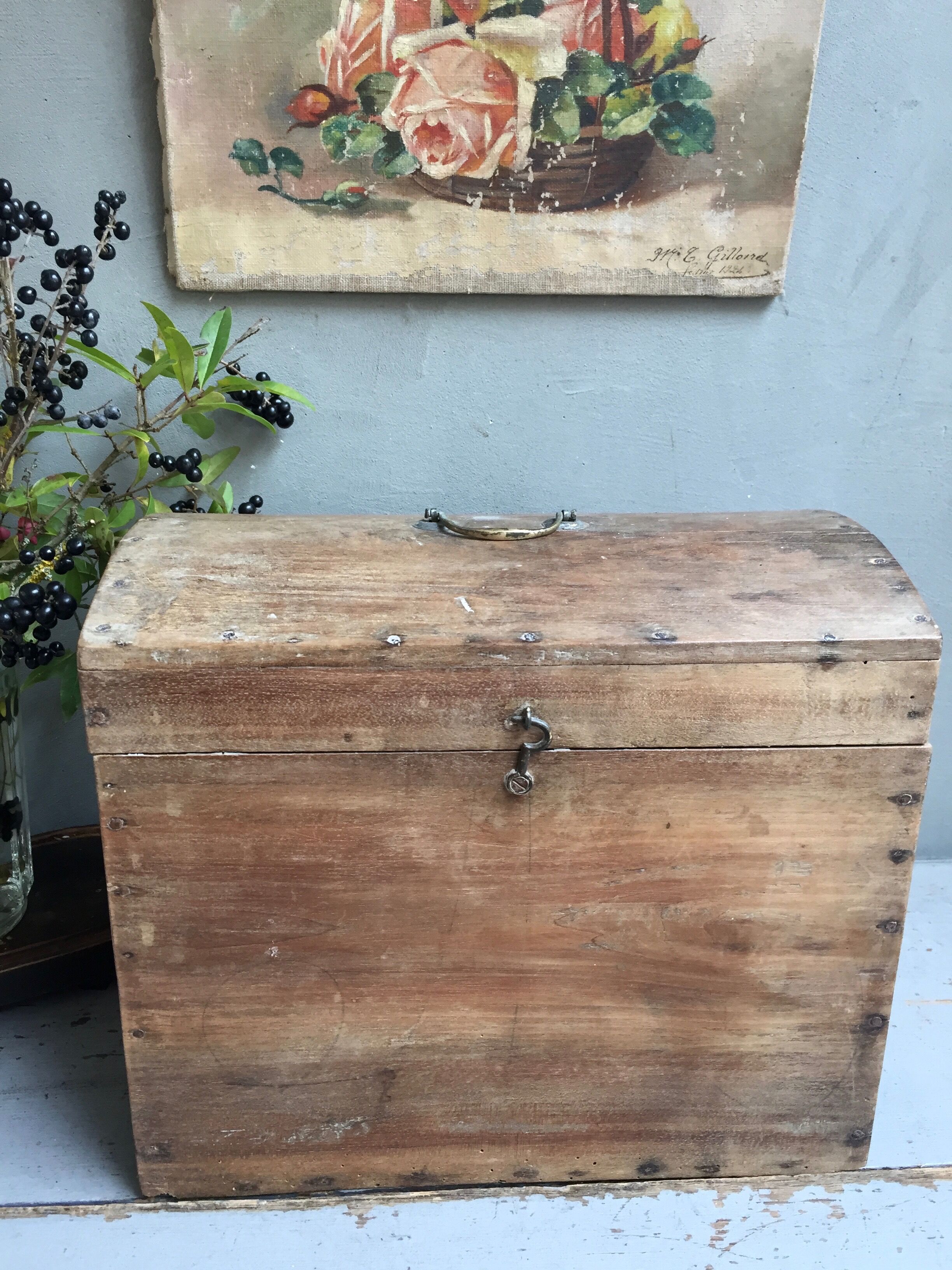 Wooden chest