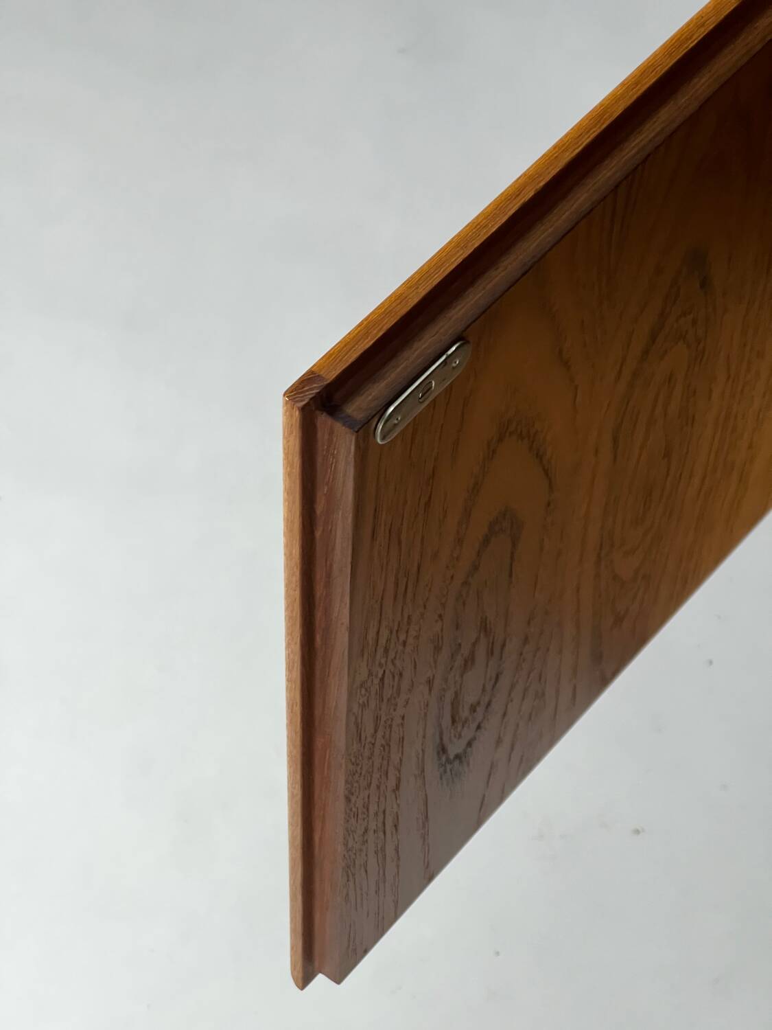 Vintage teak highboard cabinet shelf 70s Danish design