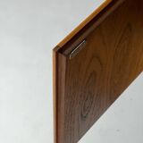 Vintage teak highboard cabinet shelf 70s Danish design
