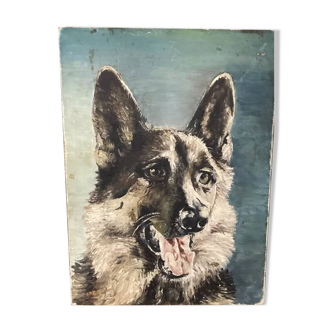 Oil painting / painting of "dog"