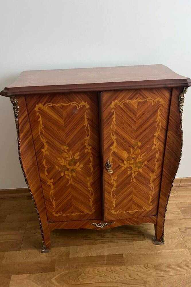 Vintage sideboard in rosewood marquetry