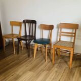 Set of 4 mismatched chairs