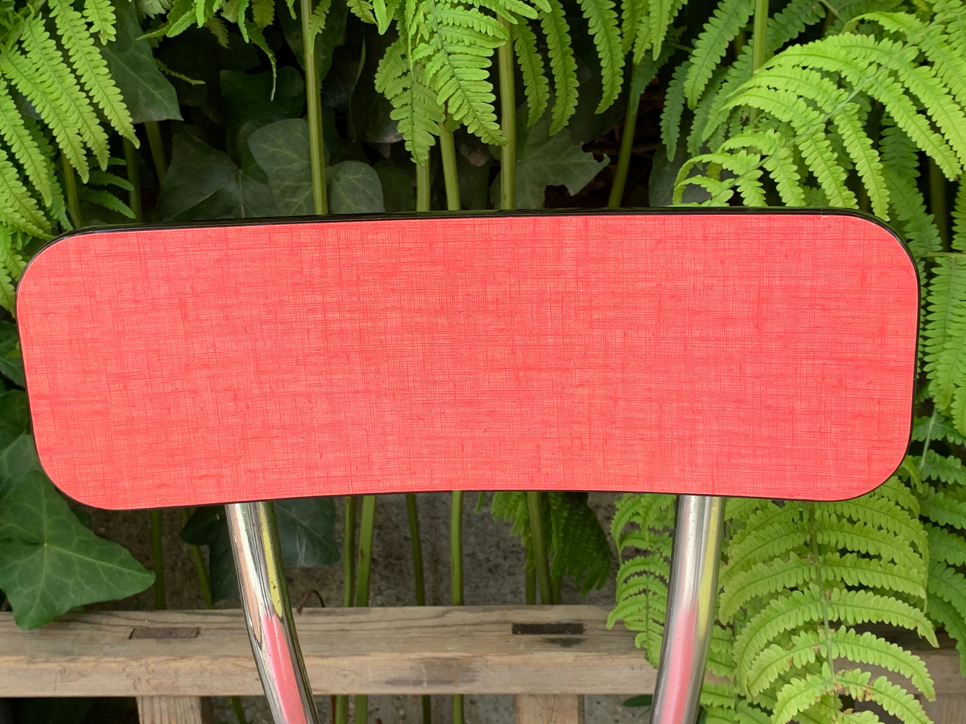 Mismatched formica chairs