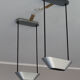 Pair of Artemide chandeliers, model Sidone Designer De Pas - D'urbino -Lomazzi Italia anni 80'