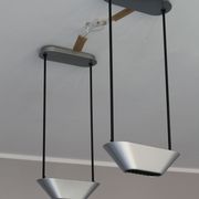 Pair of Artemide chandeliers, model Sidone Designer De Pas - D'urbino -Lomazzi Italia anni 80'