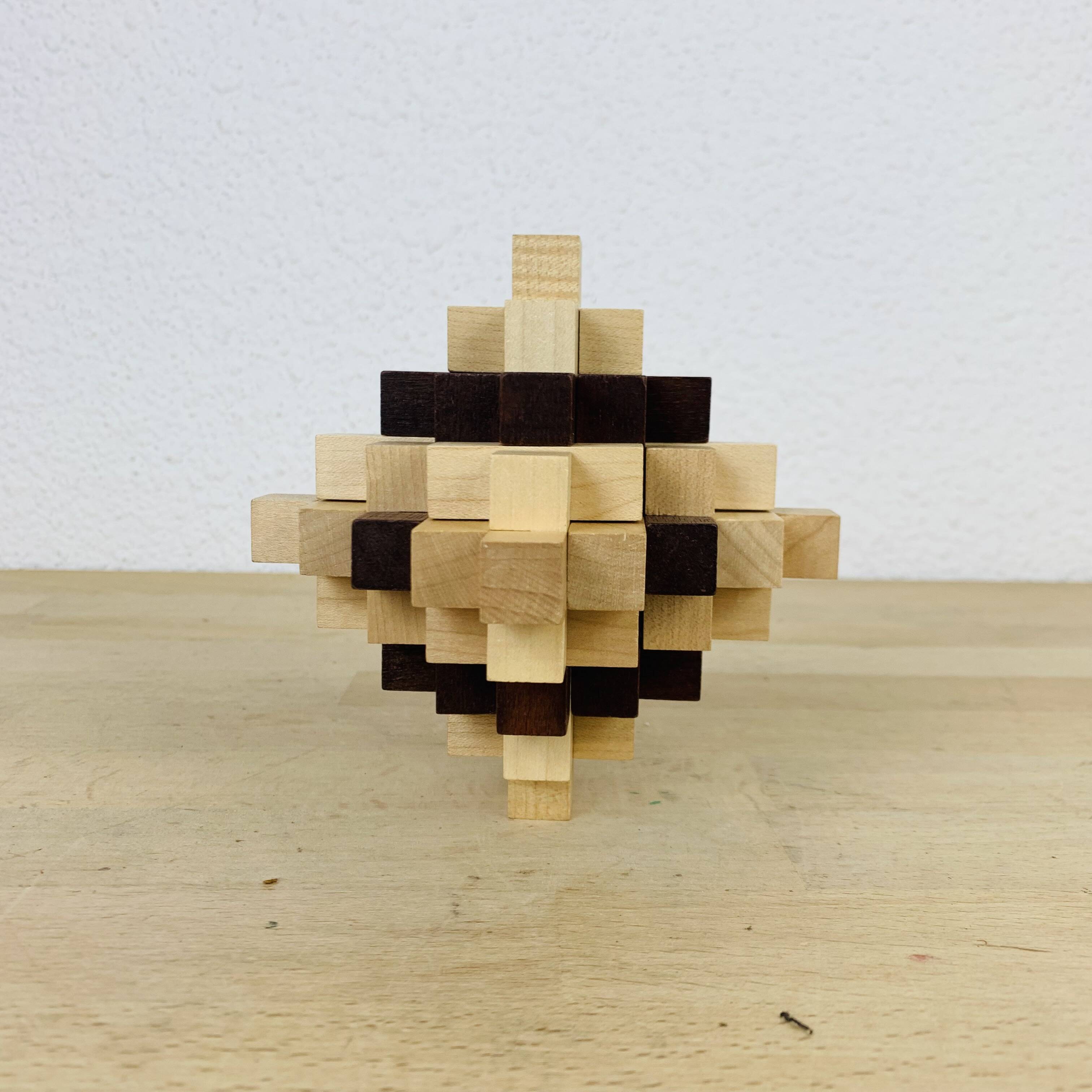 Vintage wooden puzzle toy
