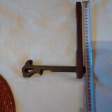 Dish, Indian tray painted in burgundy and tripod