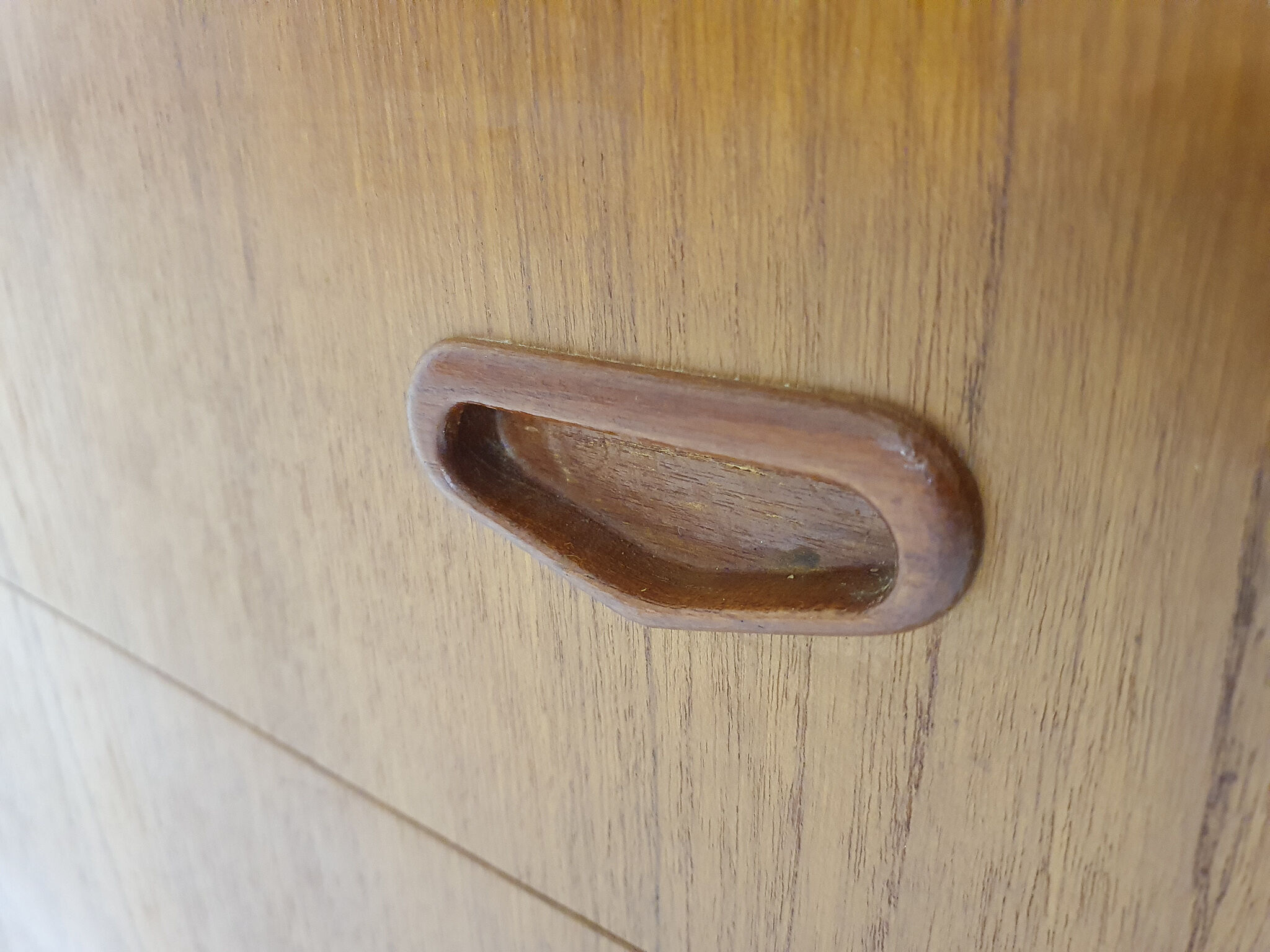 Scandinavian modern teak chest of drawers, Sweden 1960's
