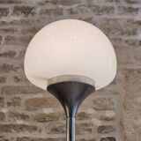 Chrome and Italian glass floor lamp, 1970