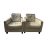 2 leather armchairs - Habitat x Matthew Hilton