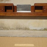 Cozy oak with sliding doors and mirror, art deco era