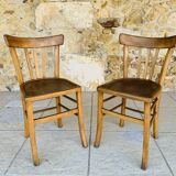 Paire de chaises bistrot par Luterma, circa 50-60