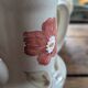 Saint-Amand Camélia coffee pot, 1970s – hand-painted