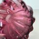 Multi-color pink floral Murano glass Sommerso vase italy, 1970s