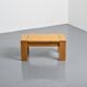 Table basse en pin Les Arcs, circa 1970