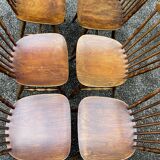 Set of 6 Baumann bistro chairs