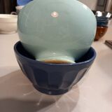 Set of 10 old vintage bowls