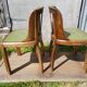 Pair old chairs wood