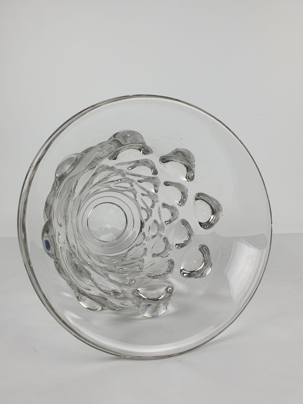 Brutalist vase Panel Panek 70s