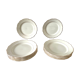 12 assiettes à dessert vintage Gien