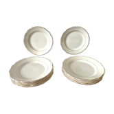 12 assiettes à dessert vintage Gien