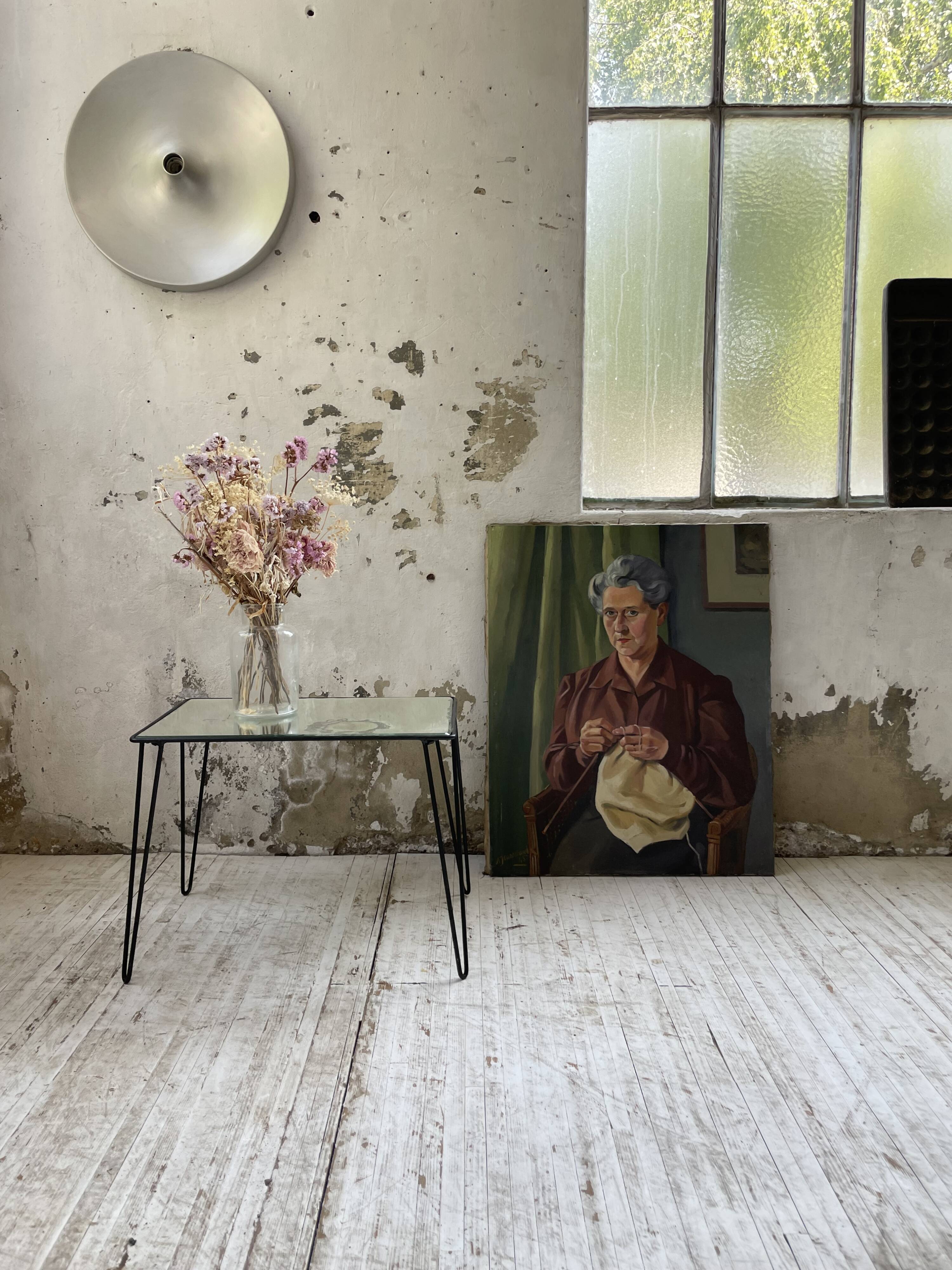 Mirrored coffee table from the 60s