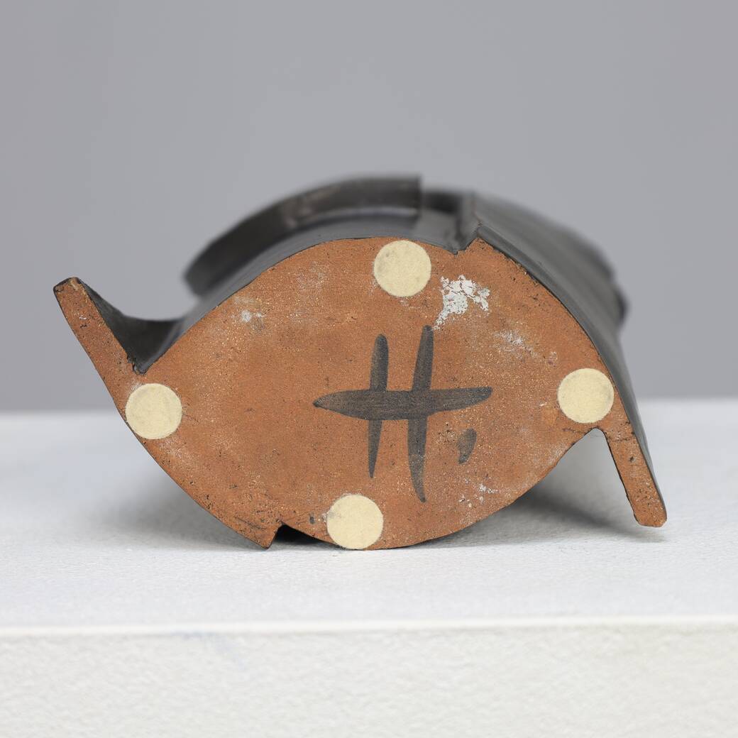 Objet en céramique / vase par Gisbert et Barbara Haberland, Allemagne, années 1970.