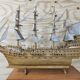 Unique V.O.C model ship from tree trunk (fully handmade)