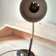 Articulated desk lamp 70' years metal black and flexible silver