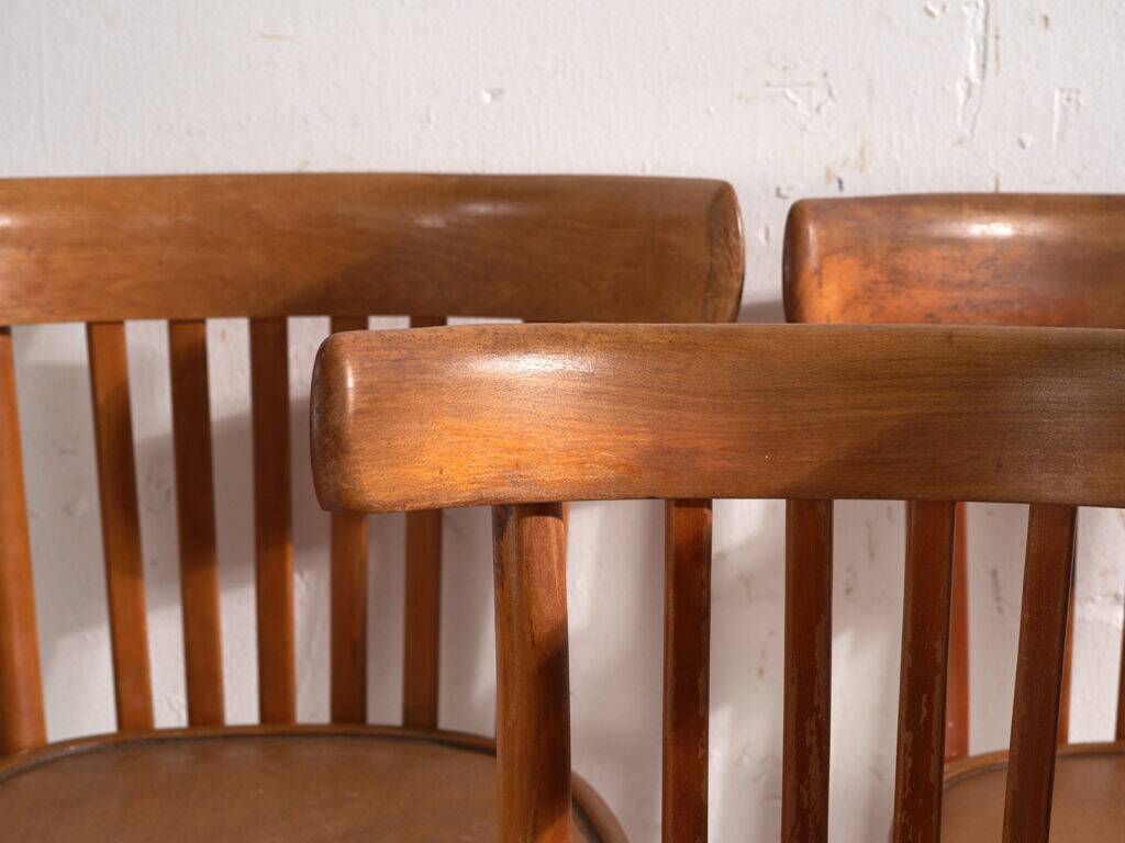 Antique bentwood chairs in Thonet style – Central Europe, circa 1930 #4 – Set of 4 pieces