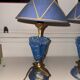 Pair of Lamps Pierre Cazenove - Anthropomorphic Mask Sculpture Bron