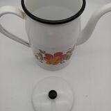 Enameled metal coffee maker