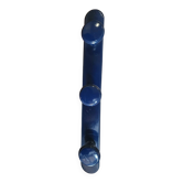 Porte manteau 3 patères bleues