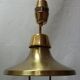 Adjustable scandinavian  brass ceiling lamp from the 70s