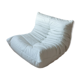 Togo white leather model designed by Michel Ducaroy 1973