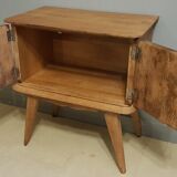 Scandinavian vintage bedside compass feet