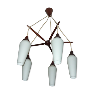 Suspension scandinave années 60 5 feux