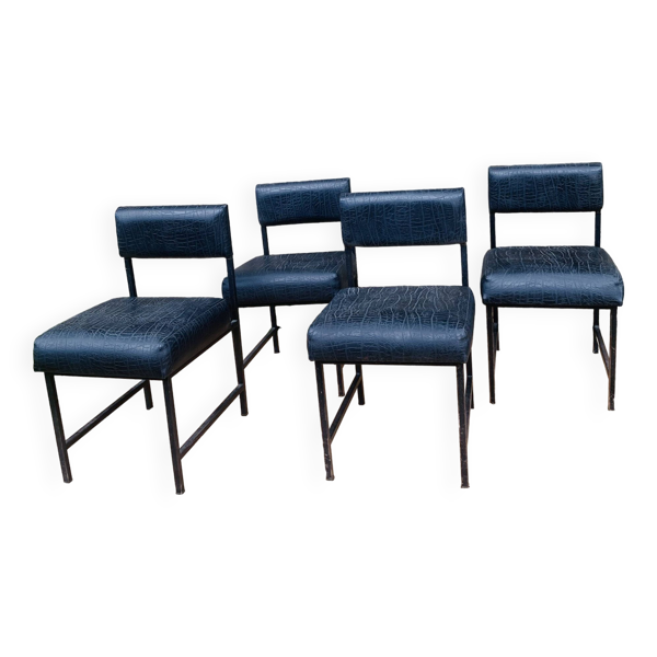 Ensemble de 4 chauffeuses modernistes