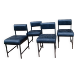 Ensemble de 4 chauffeuses modernistes