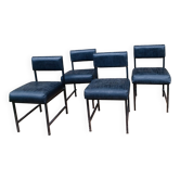 Ensemble de 4 chauffeuses modernistes
