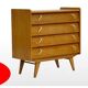Commode vintage 1950 pieds compas