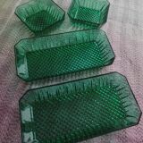 Raviers verts en verre