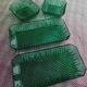 Raviers verts en verre